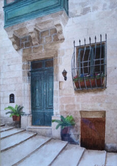 Valletta House And Steps